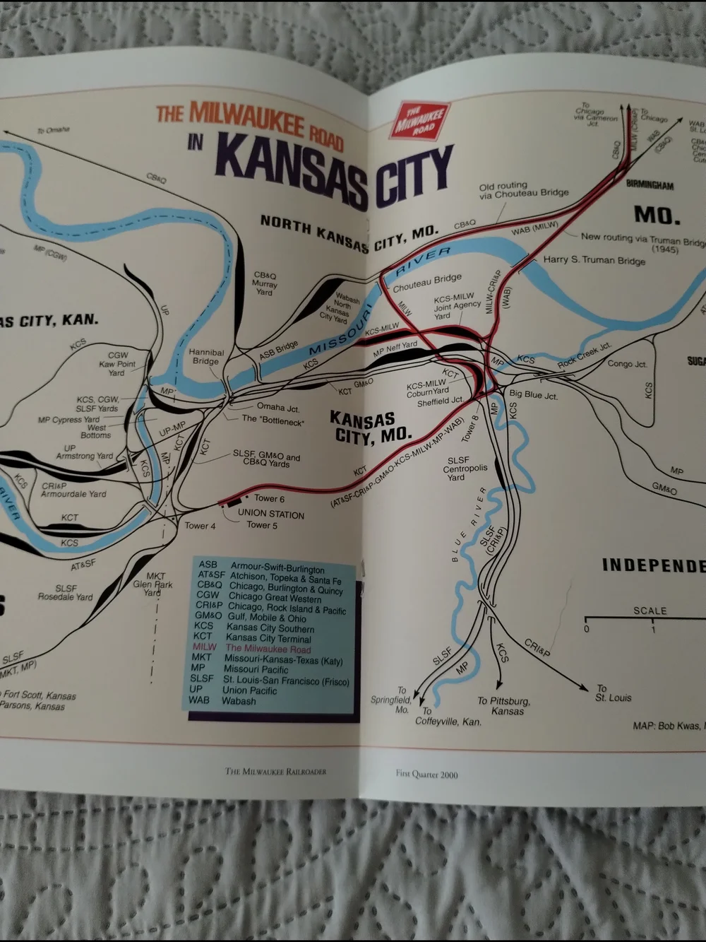 Magazine - Vintage Train - Milwaukee Railroader 2000